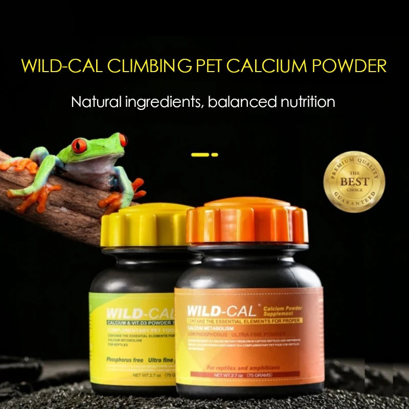 Reptile crawling pet with D3 calcium powder chameleon tortoise gecko maned lion vitamin nutrition and health products