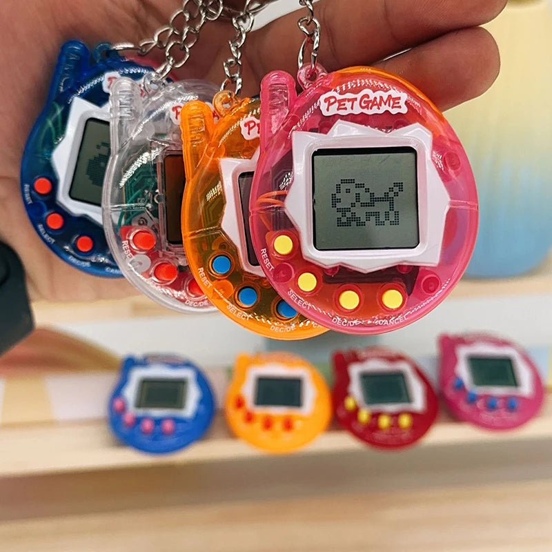 1/3pcs Transparent Electronic Pets Tamagotchi 90S Nostalgic 168 Pets In One Virtual Cyber Digital Pet Toys Pixel Funny Play Toys