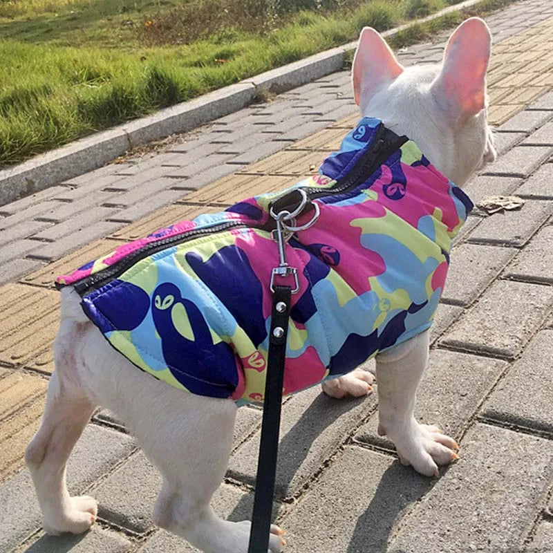 Winter Dog Coat Jacket Pet Clothes For Small Dogs Downcoat Waterproof Dog Costume Warm Pet Apparel French bulldog Yorkie Clothes
