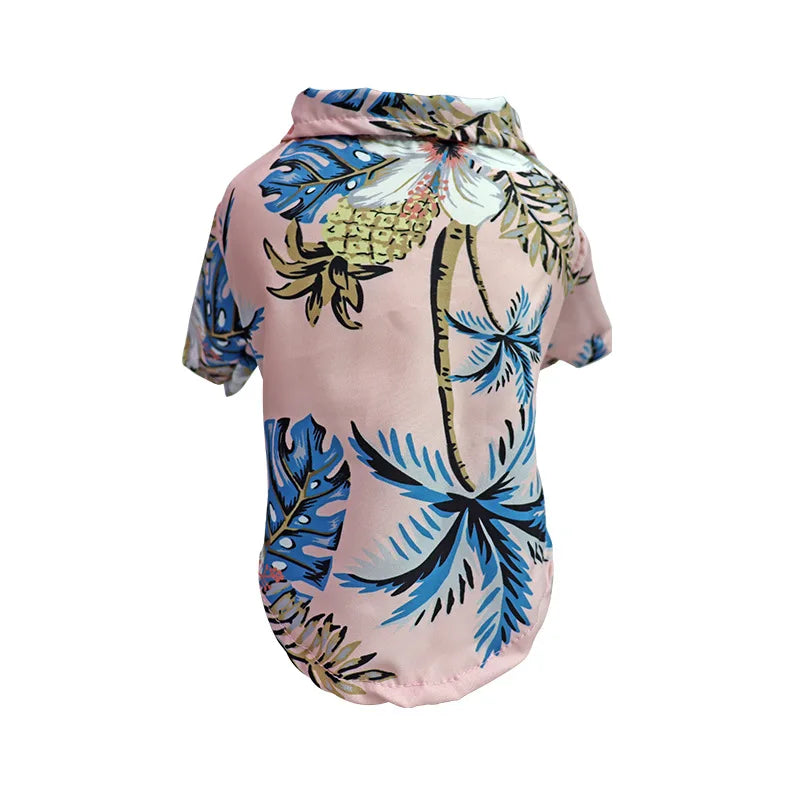 Hawaiian Style Dog Clothes French Bulldog Pet Clothes Summer Pet Clothing for Small Medium Dogs Puppy Chihuahua Ropa Perro Pug
