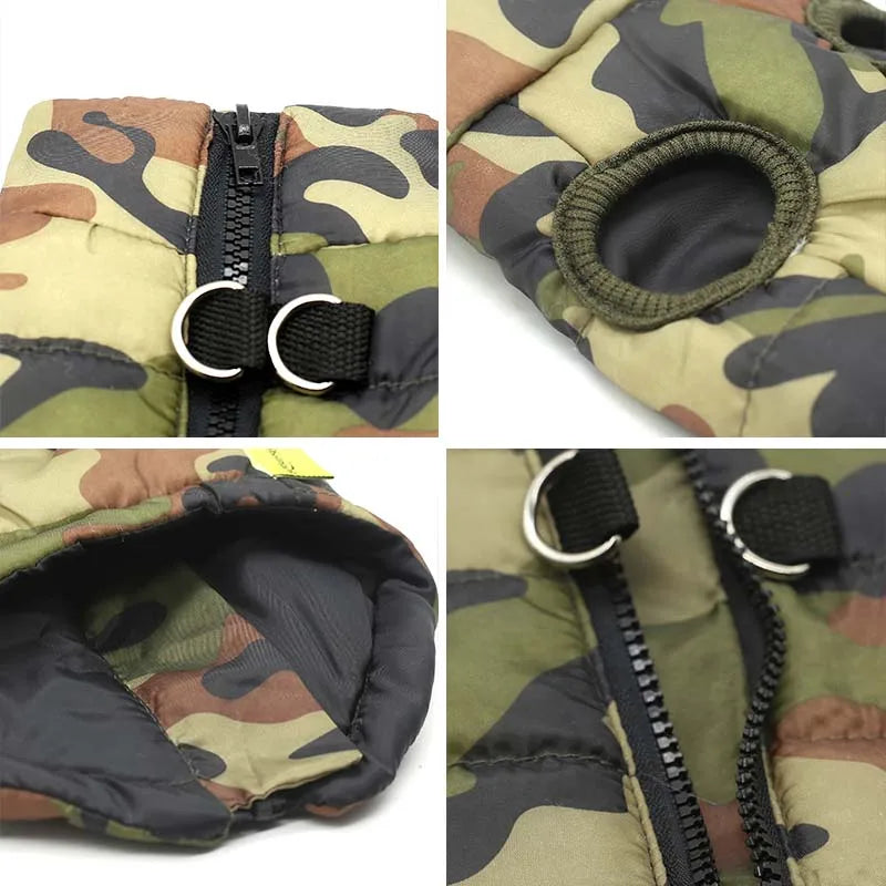 Winter Dog Coat Jacket Pet Clothes For Small Dogs Downcoat Waterproof Dog Costume Warm Pet Apparel French bulldog Yorkie Clothes