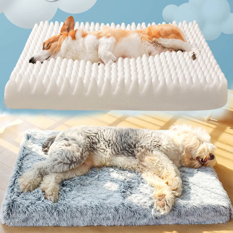 Plush Dog Bed Mat Cat Beds for Small Medium Large Dogs Removable for Cleaning Puppy Cushion Super Soft Claming Dog Beds Pet Bed
