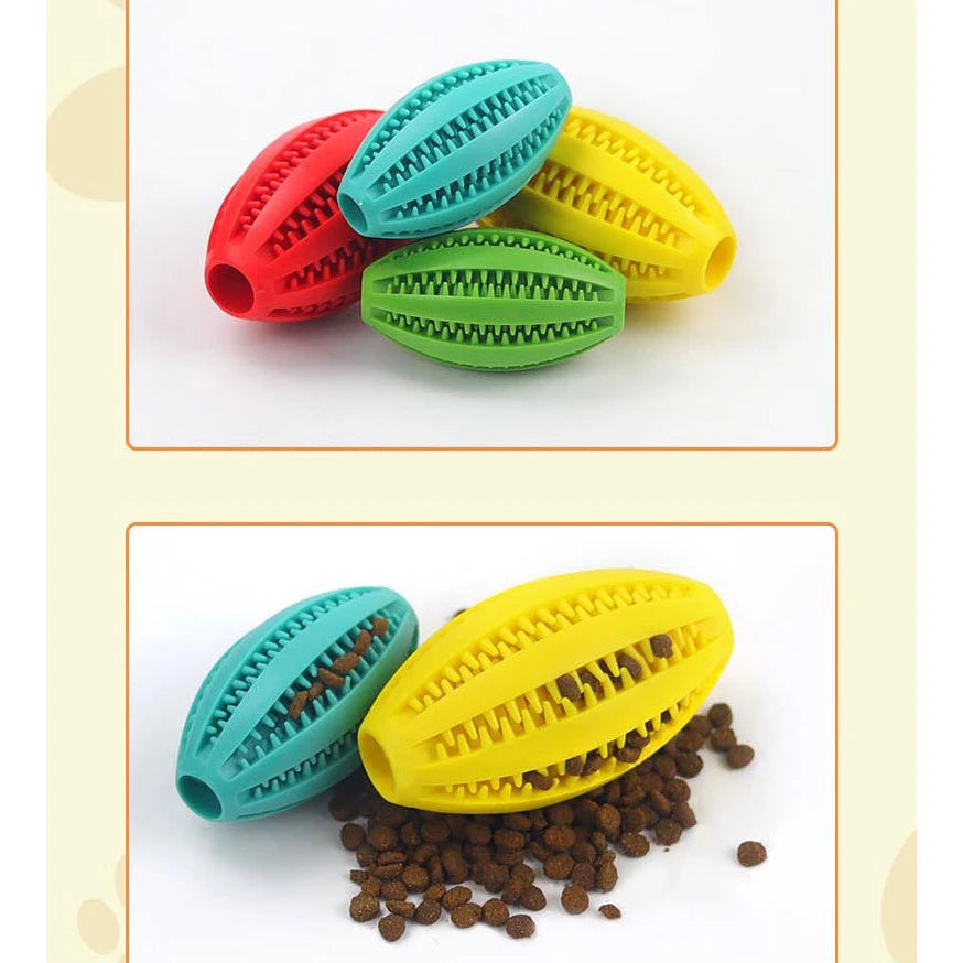 Dog Toys Rubber Treat Toy Ball Dog Cat Ball Funny Interactive Pet Tooth Cleaning Balls Bite Resistant Chew Outdoor Toys 5cm/6cm