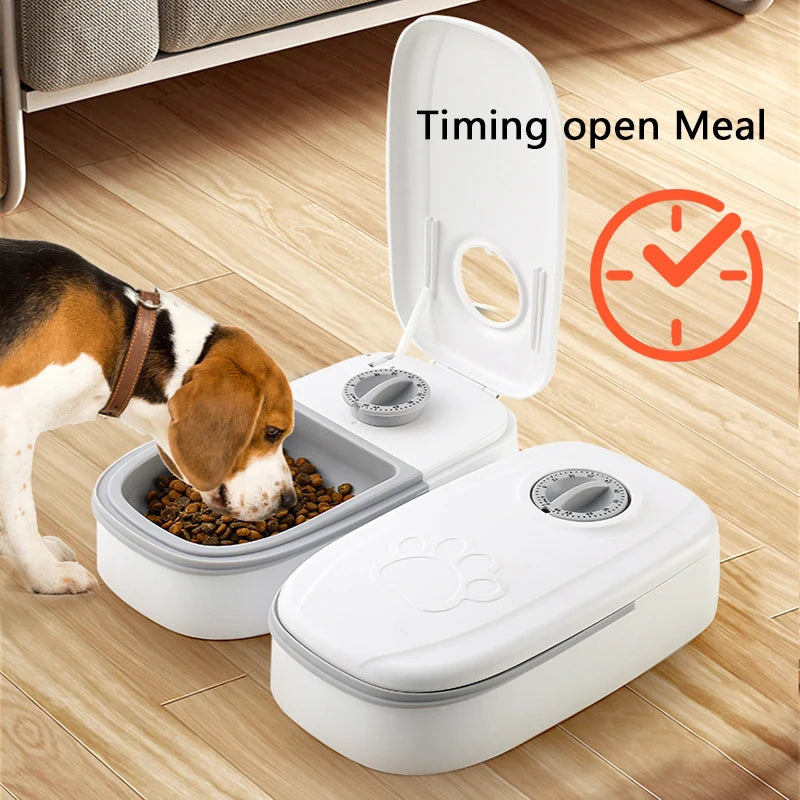 Automatic Pet Smart Timing Feeder Dog Cat Bowl Feeding Supplies Cats Food Dry and Wet Dispenser Pets Feeders Bowls Accessories