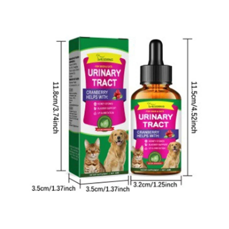 YYSD Cranberry Oil with Omegas Vitamin for Dogs Urinary Tract Support Bladder Support