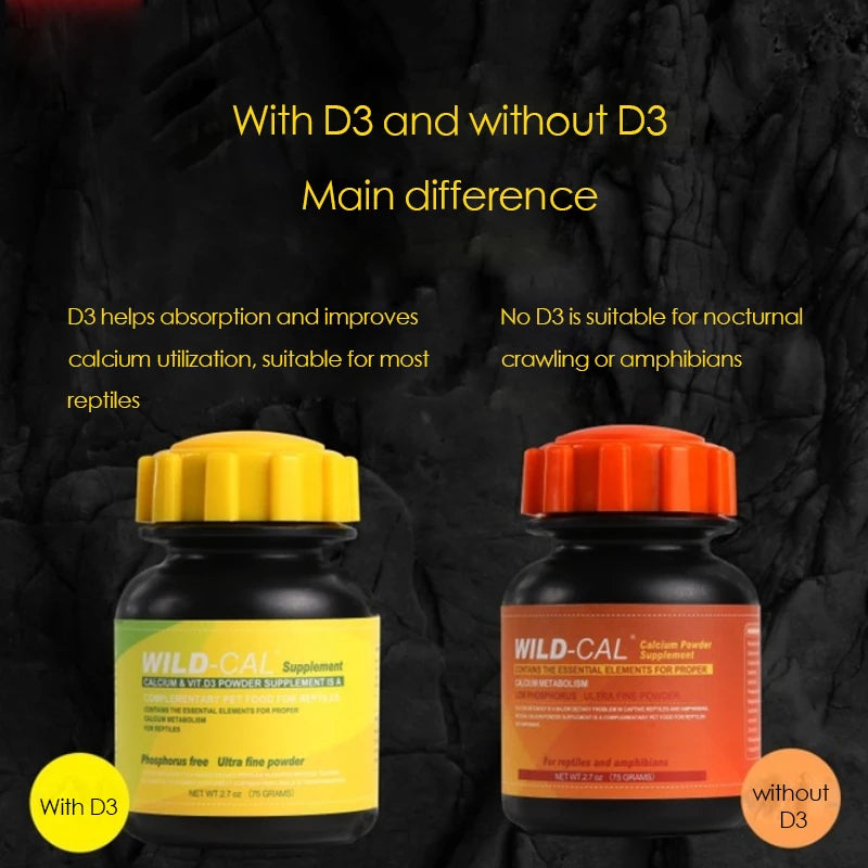 Reptile crawling pet with D3 calcium powder chameleon tortoise gecko maned lion vitamin nutrition and health products
