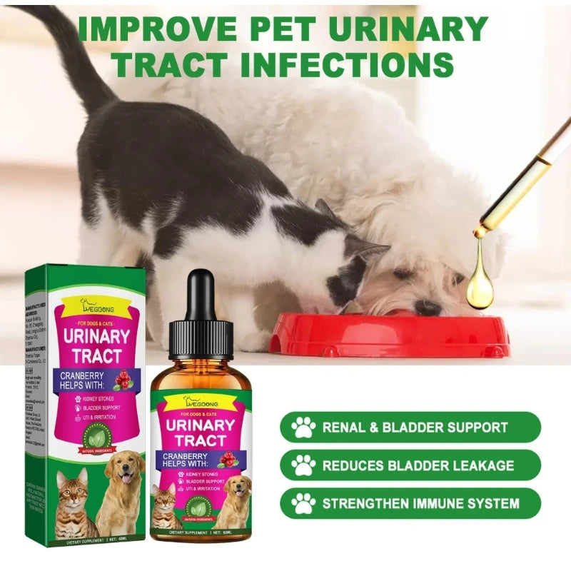 YYSD Cranberry Oil with Omegas Vitamin for Dogs Urinary Tract Support Bladder Support