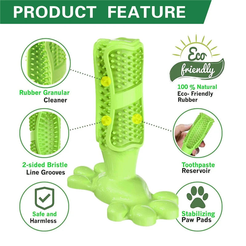 Dog Cactus Interactive Rubber Chew Toys For Small Large Dogs Tooth Cleaning Toothbrush For Small Large Dogs Treat Dispenser Pet