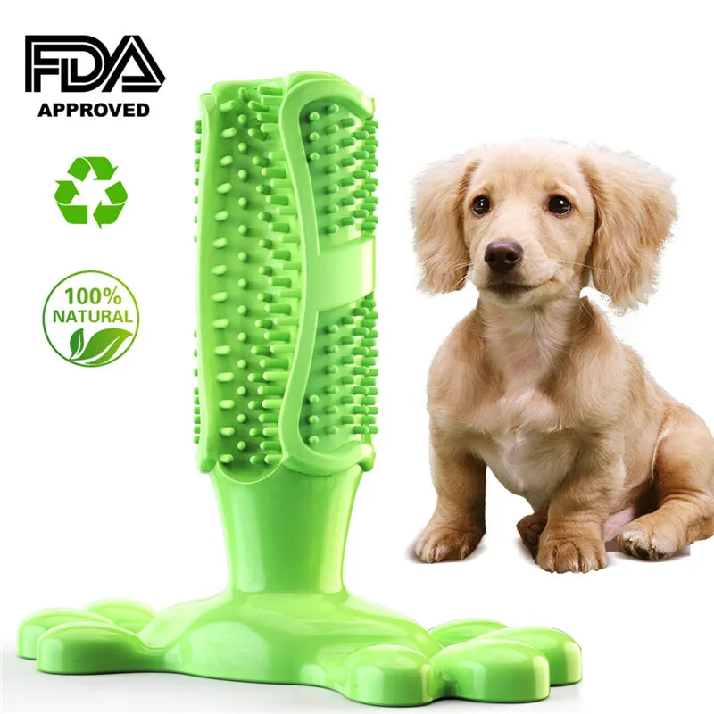 Dog Cactus Interactive Rubber Chew Toys For Small Large Dogs Tooth Cleaning Toothbrush For Small Large Dogs Treat Dispenser Pet
