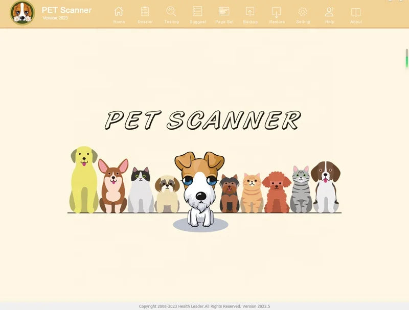 Cats and dogs Vitamin Amino Acid Coenzyme Heavy Metal Pet Scanner Quantums Magnetic Resonance Analyzer