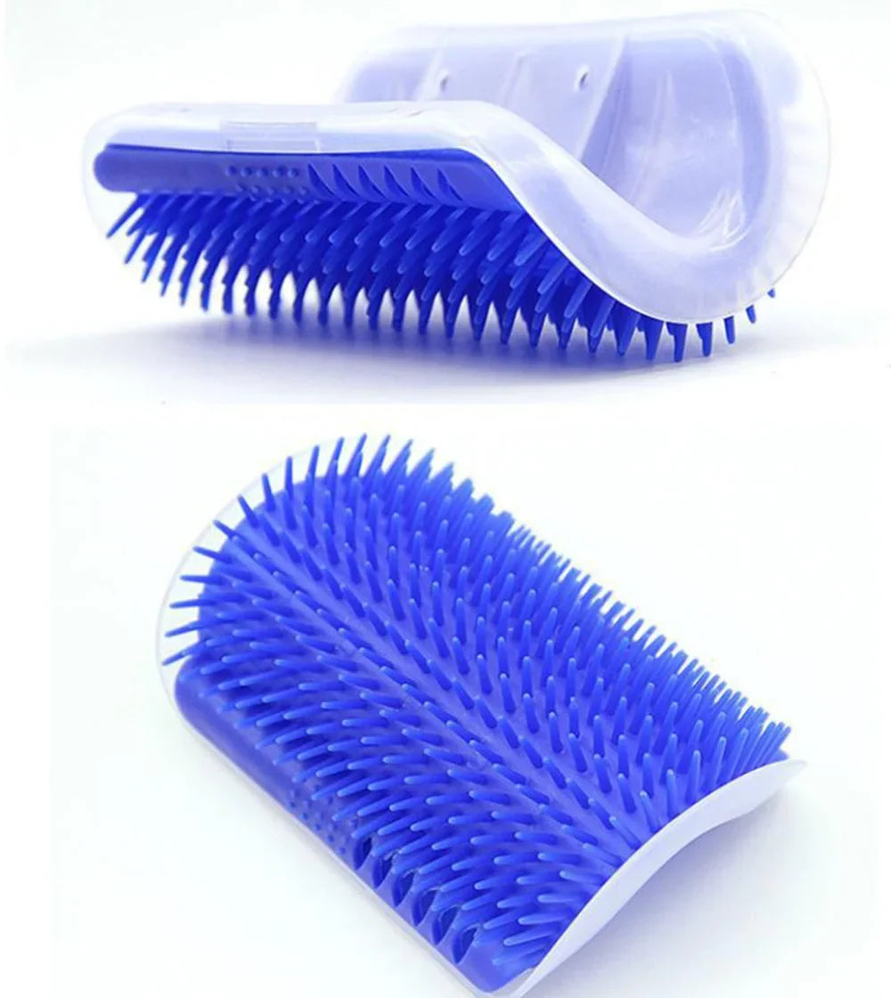 Cat Self Groomer Brush Pet Grooming Supplies Hair Removal Comb for Cat Dog Hair Shedding Trimming Cat Massage Device with catnip