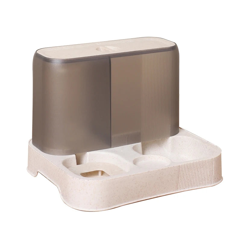 Cat Automatic Feeder Water Dispenser Large Capacity Wet and Dry Separation Dog Food Container Drinking Water Bowl Pet Supplies