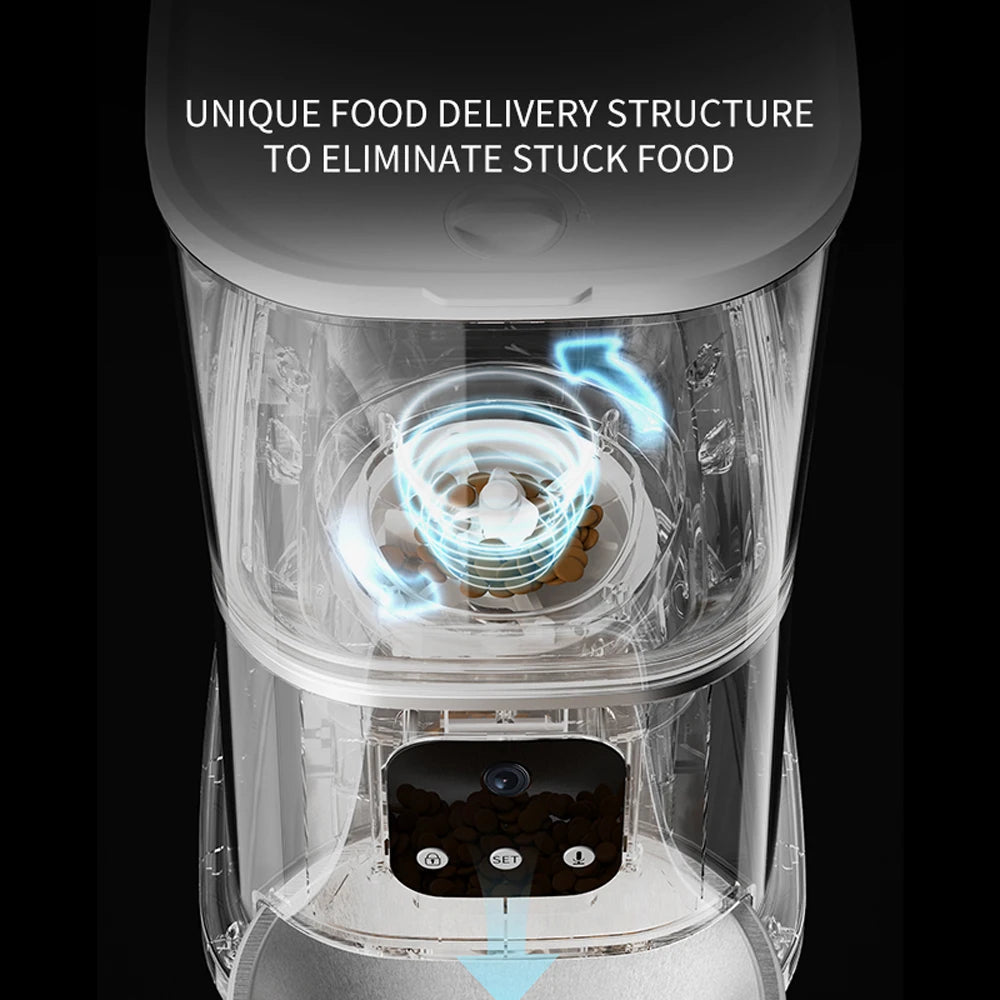 3L 6L Video Camera Feeder Timing Smart Automatic Pet Feeder For Cats Dog WiFi Intelligent Dry Food Dispenser Voice Recorde Bowl