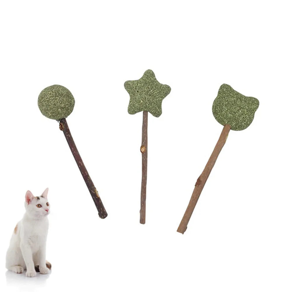 Catnip Snack Lick Candy Vitamin Pudding Catnip Lollipop Cat Accessories Pet Kitten Teeth Grinding Toys Interactive Supplies 2024