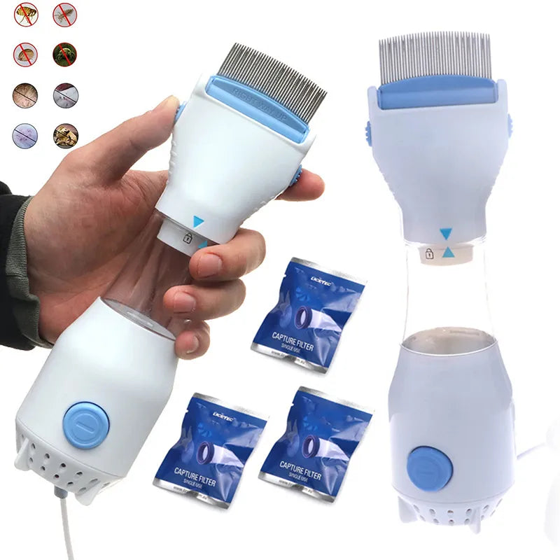 Pet Electric Lice Grabber Comb Multifunctional Physical Flea Removal Killer Brush for Cats Dogs Hair Cleaner Lice Remover Comb