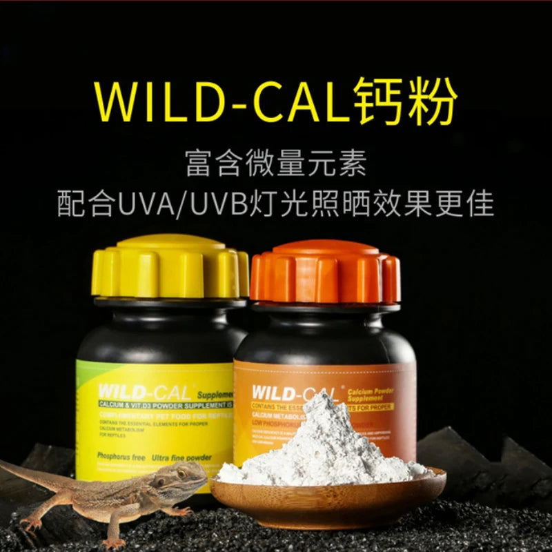 Reptile crawling pet with D3 calcium powder chameleon tortoise gecko maned lion vitamin nutrition and health products