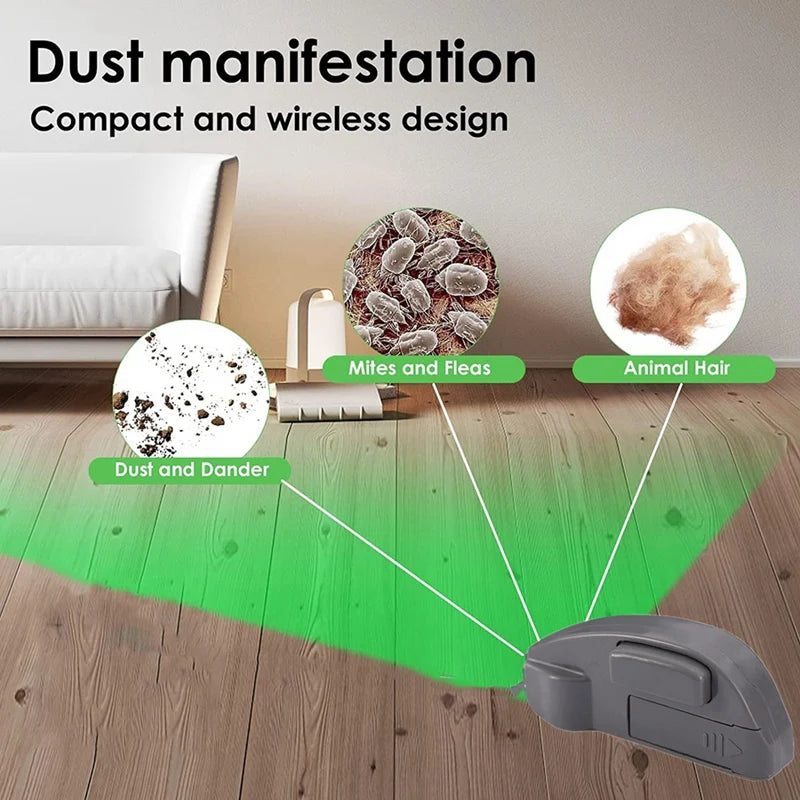 Vacuum Cleaner Dust Display LED Lamp Clean Up Hidden Dust Pet Hair Vacuum Cleaner Accessories For Home Pet Shop