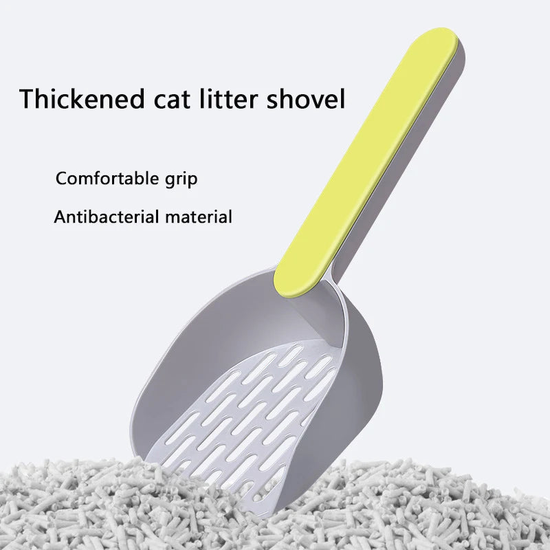 Cat Litter Scoop Plastic Cats Poop Scoop Cat Litter Shovel Box Pet Toilet Cleanning Tool Durable Pet Cleaner Shovel