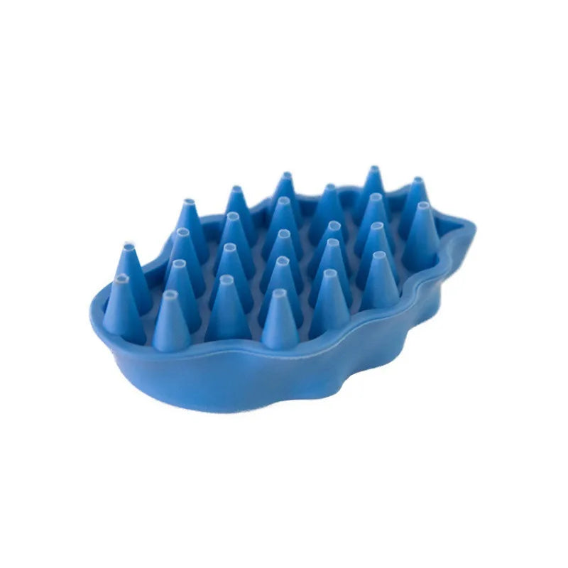Pet Bath Brush Cleaner Cat Puppy Wash Tools TPE Bristles  Dog Massage Combs Quickly Cleaning Brush Tools Soft Gentle Bristles