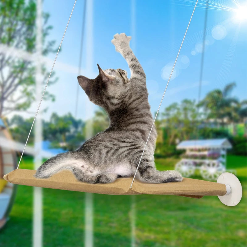 Cute Pet Hanging Beds Bearing 20kg Cat Sunny Window Seat Mount Pet Cat Hammock Comfortable Cat Pet Bed Shelf Seat Beds