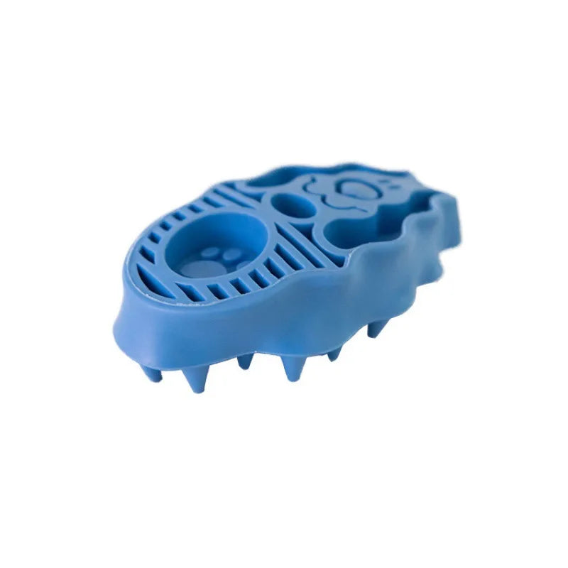 Pet Bath Brush Cleaner Cat Puppy Wash Tools TPE Bristles  Dog Massage Combs Quickly Cleaning Brush Tools Soft Gentle Bristles