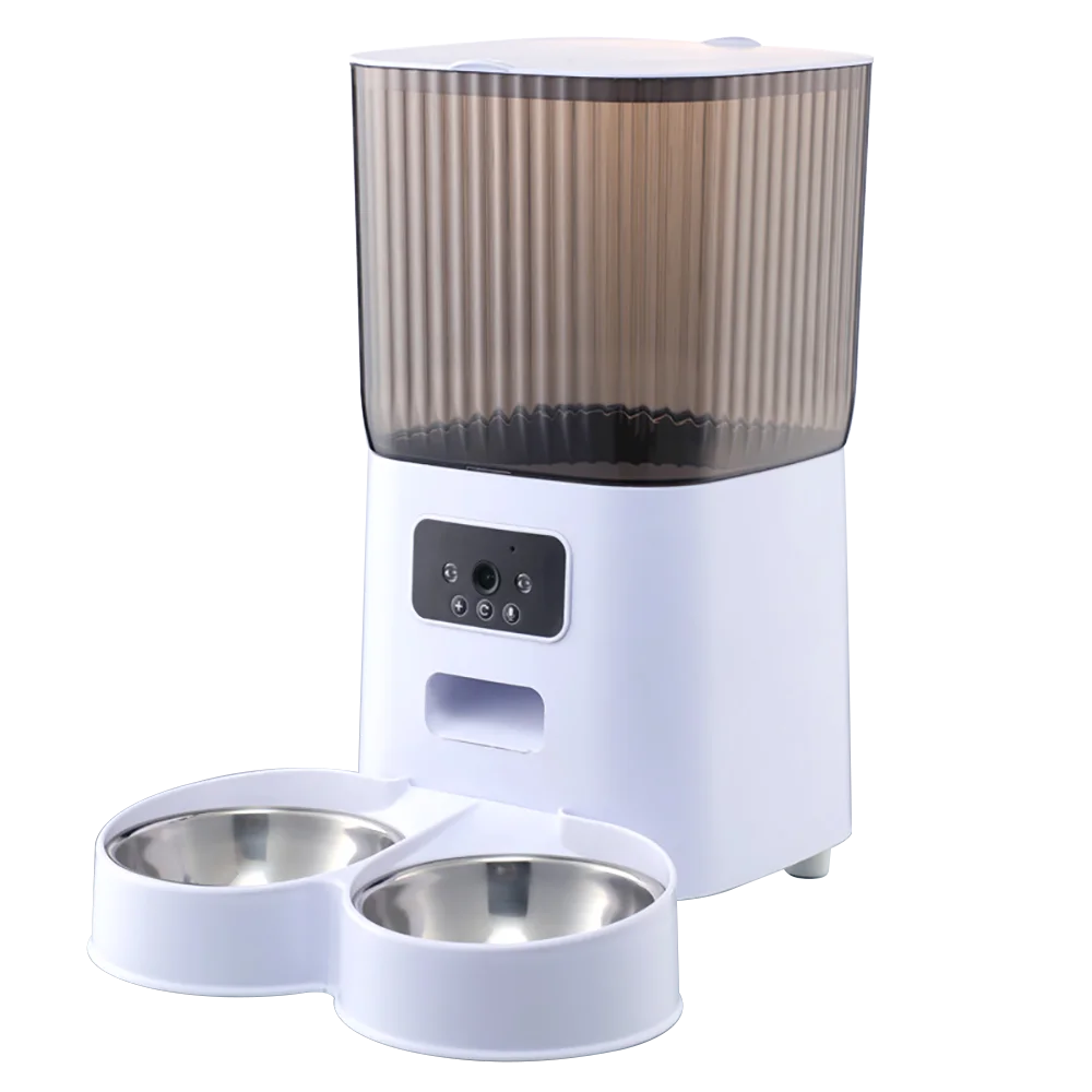 5L TuYa Smart WiFi APP Camera Automatic Pet Feeder Cat Food Dispenser Video Smart Feeder For Cats Dogs Pet Dry Food Bowl