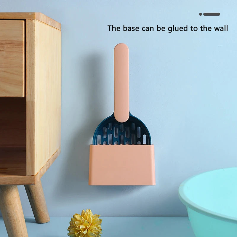 Cat Litter Scoop Plastic Cats Poop Scoop Cat Litter Shovel Box Pet Toilet Cleanning Tool Durable Pet Cleaner Shovel