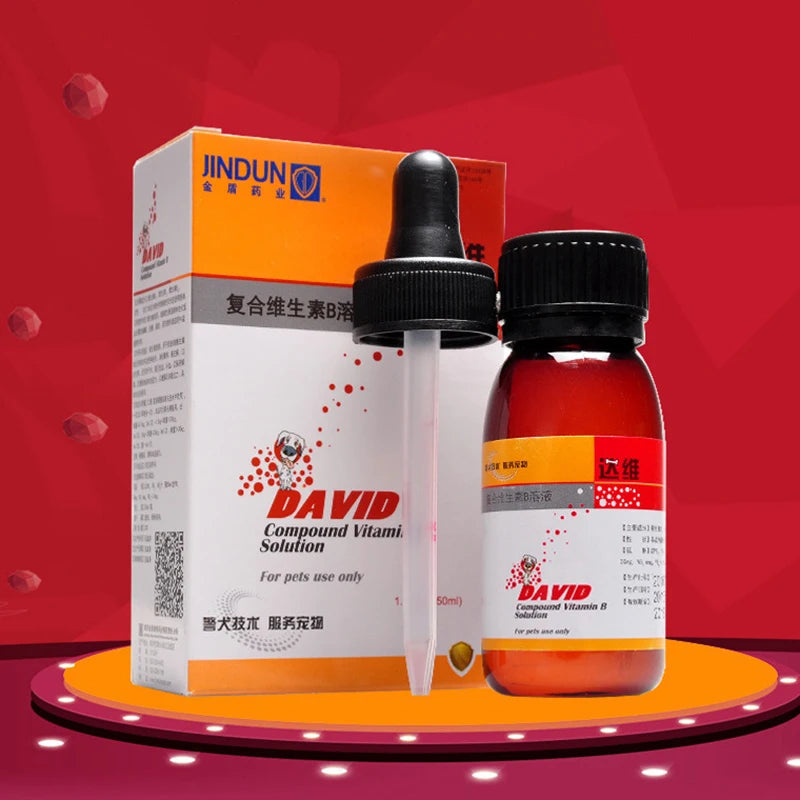 Pet Nutritional Supplement Vitamin VB Oral Liquid for Cats and Dogs Improve Appetite Enhance Immunity