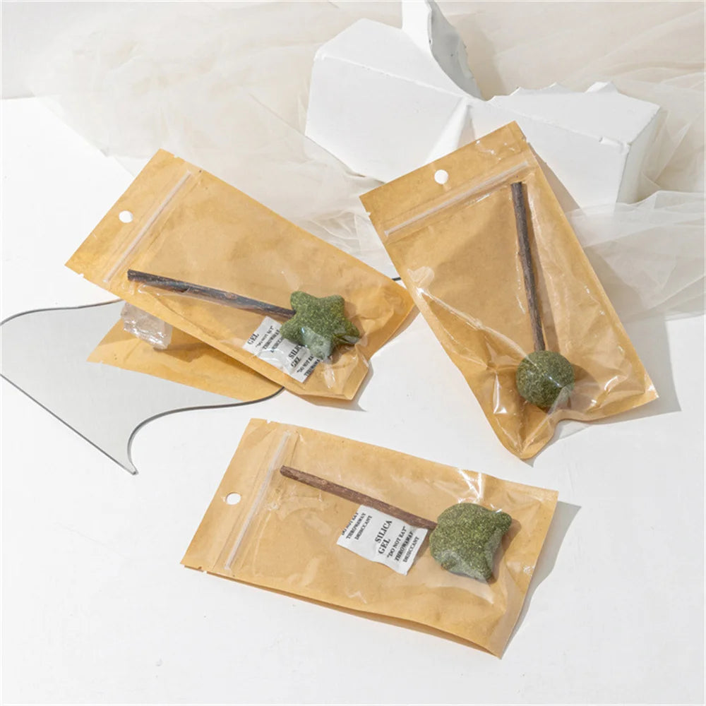 Catnip Snack Lick Candy Vitamin Pudding Catnip Lollipop Cat Accessories Pet Kitten Teeth Grinding Toys Interactive Supplies 2024