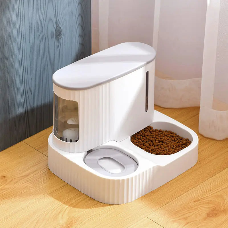 Automatic Pet Feeder Wet Dry Separation 3L Cat Food Bowl 850ML Water Bottle Large Capacity Dog Cat Food Dispenser Pet Supplies