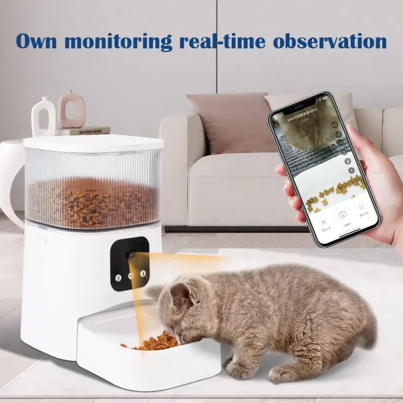 Xiaomi Video Camera Feeder Timing Smart Automatic Pet Feeder For Cats Dog WiFi Intelligent Dry Food Dispenser Voice Recorde Bowl
