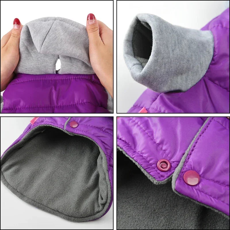 Autumn Winter Pet Clothes For Small Dogs Warm Puppy Pet Coat Jacket Waterproof Dog Hoodies Chihuahua French Bulldog Pug Clothing