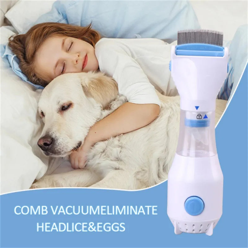 2023NEW Electric Lice Grabber Pets Comb Multifunctional Flea Removal Killer Brush Cats Dogs Hair Cleaner Lice Remover Comb