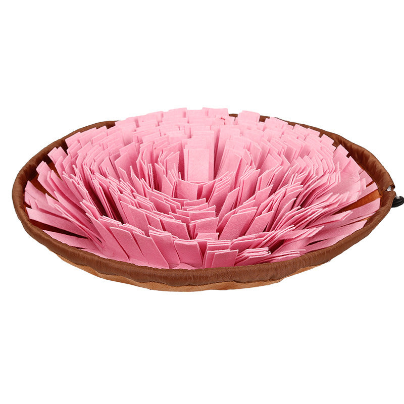 Pet slow food canal, sniffing bowl, smell mat, dog, dog, cat, consumable, carpet, anti-food bowl