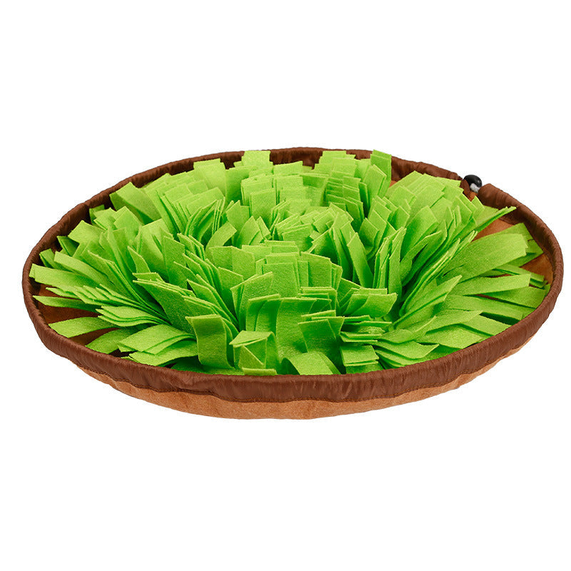 Pet slow food canal, sniffing bowl, smell mat, dog, dog, cat, consumable, carpet, anti-food bowl