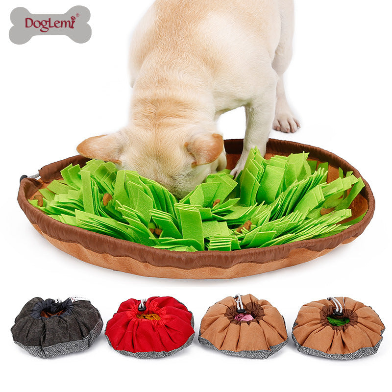 Pet slow food canal, sniffing bowl, smell mat, dog, dog, cat, consumable, carpet, anti-food bowl