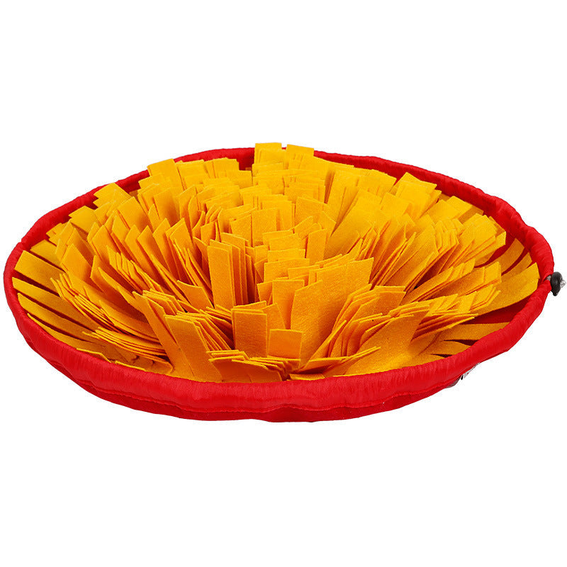 Pet slow food canal, sniffing bowl, smell mat, dog, dog, cat, consumable, carpet, anti-food bowl