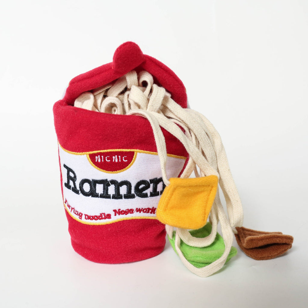 INS explosion models Korea ramen sniff interactive foreign trade original cute pet leaking toys pet smell toys