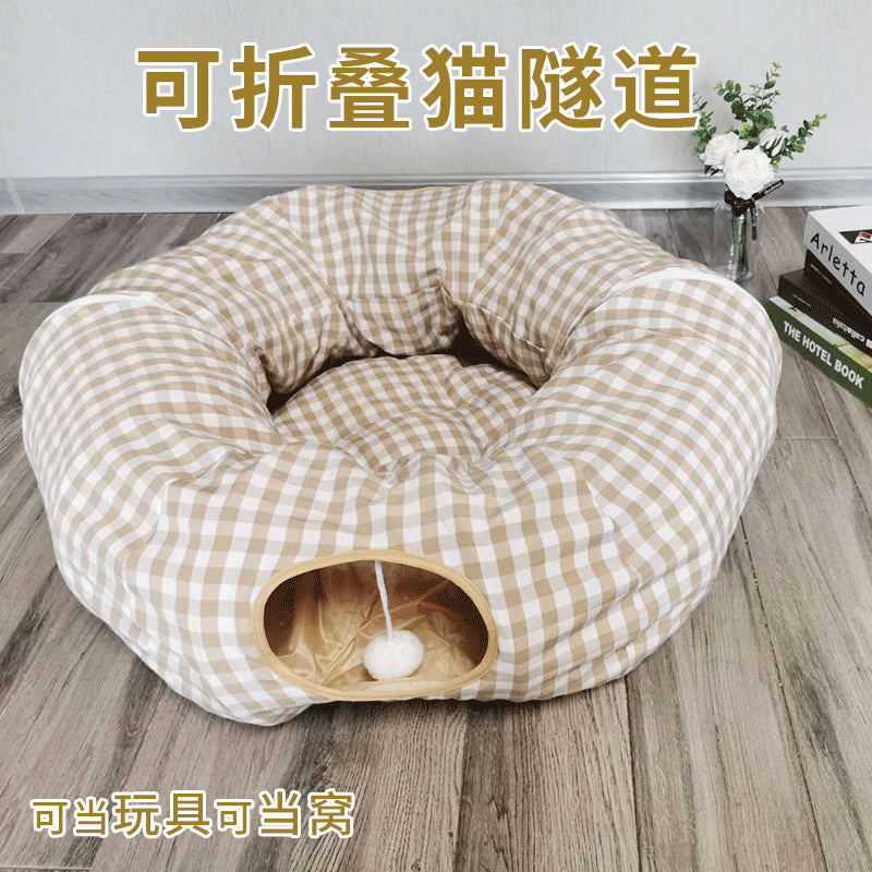 Cat, cat tunnel toy foldable cat, roll, dragon cat, cat, pet toy