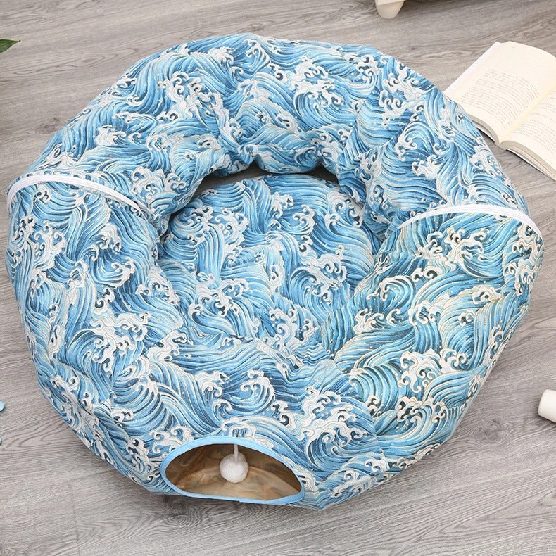 Cat, cat tunnel toy foldable cat, roll, dragon cat, cat, pet toy