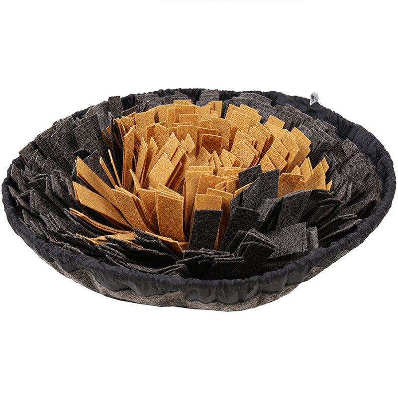 Pet slow food canal, sniffing bowl, smell mat, dog, dog, cat, consumable, carpet, anti-food bowl