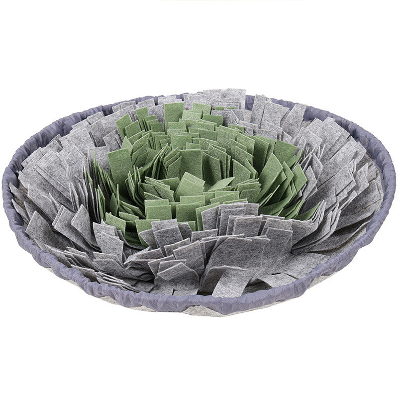 Pet slow food canal, sniffing bowl, smell mat, dog, dog, cat, consumable, carpet, anti-food bowl