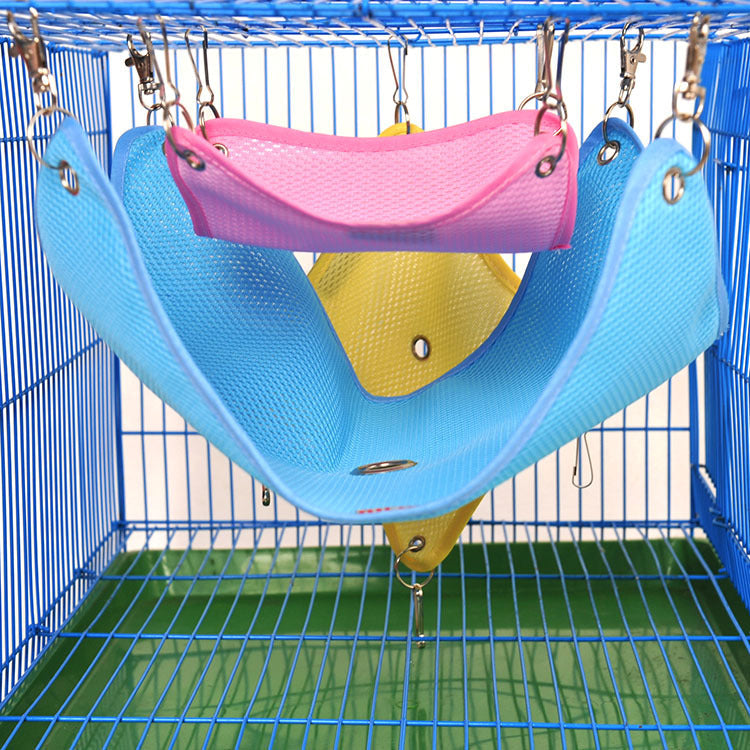 Hamster hammock pet supplies summer breathable mesh hammock Dragon cat squirrel hanging swollen cat hammock