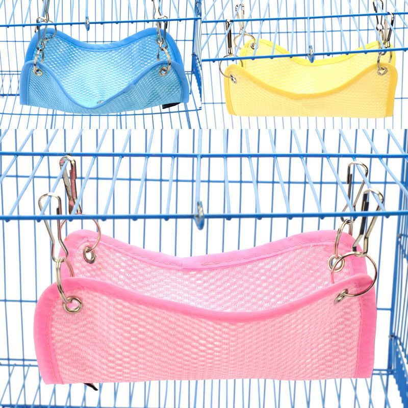 Hamster hammock pet supplies summer breathable mesh hammock Dragon cat squirrel hanging swollen cat hammock