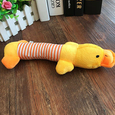 Four foot plush toy pet happening striped grinding teeth training pet interactive toy factory resource spot
