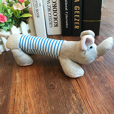 Four foot plush toy pet happening striped grinding teeth training pet interactive toy factory resource spot