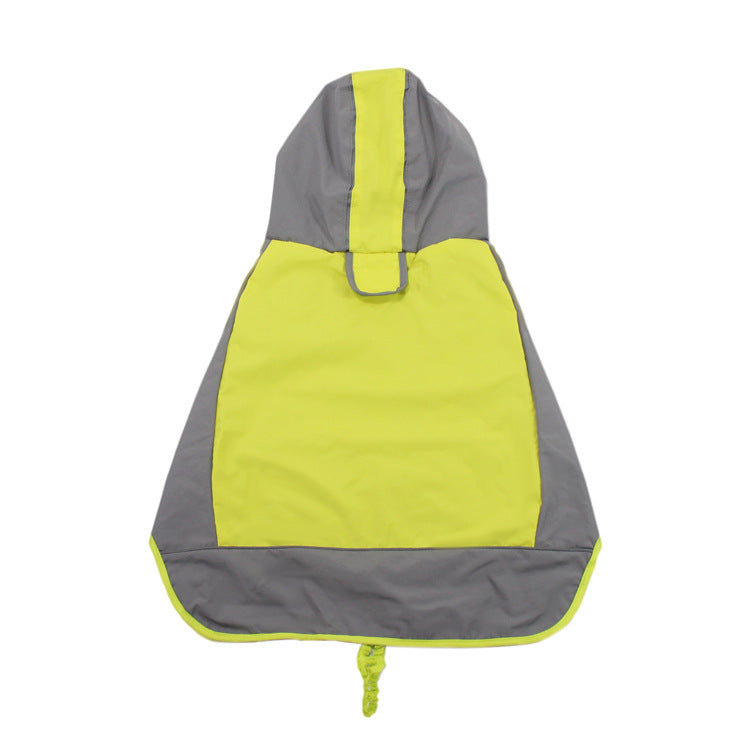 Pets color matching hawn big dog raincoat outdoor breathable dog jacket cross-border pet supplies distribution wholesale
