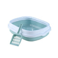 Large cat sandbasin to send a shovel full semi-closed cat toilet detachable cat sandbasin cat pet supplies manufacturers