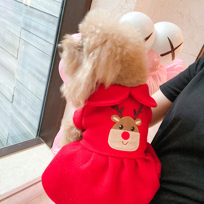 Pet dog cat autumn and winter new dog clothes angel wings tape pants, Teddy Bear manufacturers direct supply