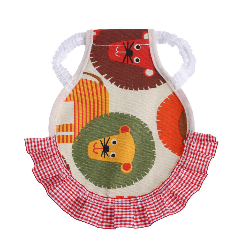 Cross-border new manufacturers direct supply chicken clothes pet vest palatable lace clothes chicken duck goose back